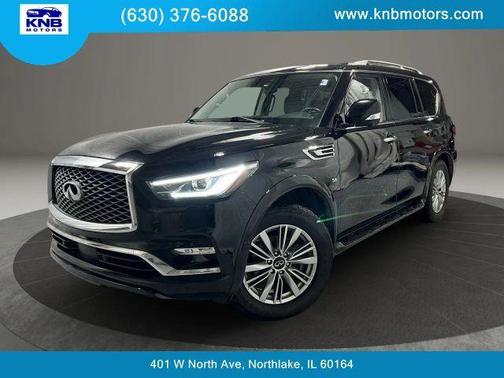 Black Obsidian 2020 INFINITI QX80 Luxe