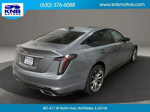 Satin Steel Metallic 2020 Cadillac CT5 Sport AWD