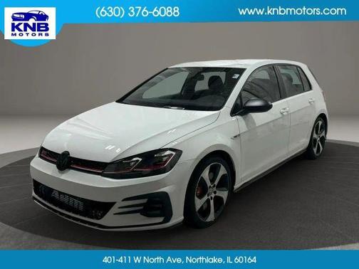 Pure White 2019 Volkswagen Golf GTI 2.0T S
