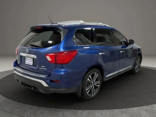 Caspian Blue 2018 Nissan Pathfinder Platinum