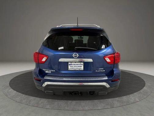Caspian Blue 2018 Nissan Pathfinder Platinum