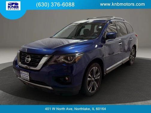 Caspian Blue 2018 Nissan Pathfinder Platinum