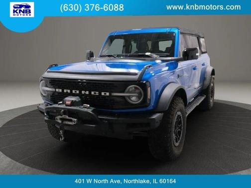 Blue 2021 Ford Bronco Wildtrak