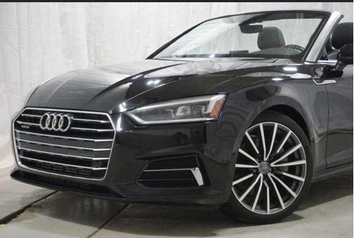 Black 2018 Audi A5 2.0T Premium