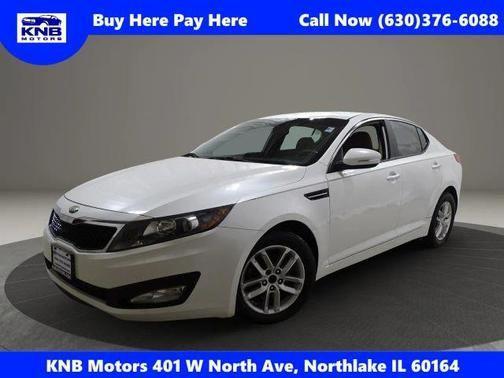 White 2013 Kia Optima LX