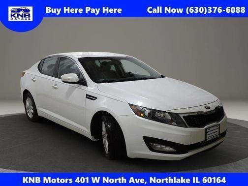 White 2013 Kia Optima LX