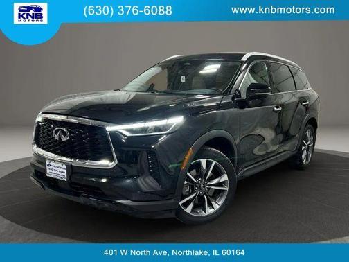 Mineral Black 2023 INFINITI QX60 Luxe