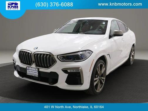 White 2020 BMW X6 M50i
