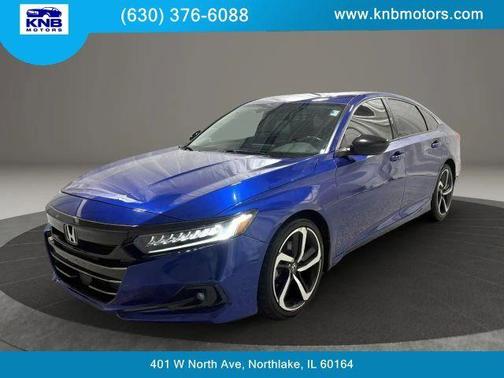 Blue 2021 Honda Accord Sport SE