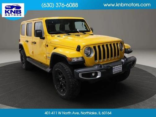 Baja Yellow Clearcoat 2018 Jeep Wrangler Unlimited Sahara
