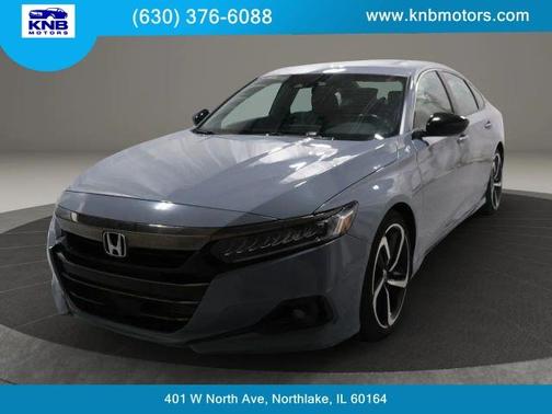 Blue 2022 Honda Accord Sport 2.0T