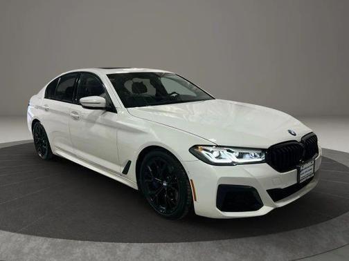 White 2023 BMW M550 i xDrive