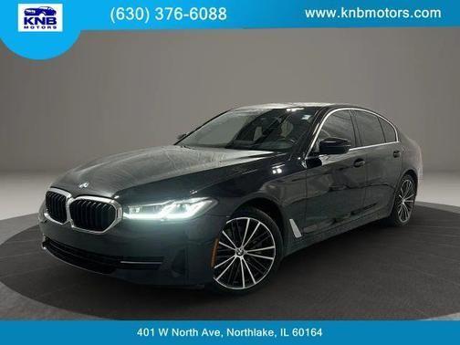 Black 2022 BMW 540 i xDrive