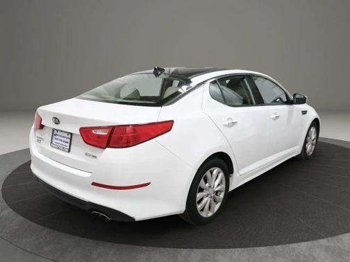 White 2015 Kia Optima EX