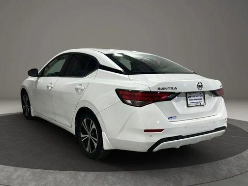 Aspen White 2021 Nissan Sentra SV