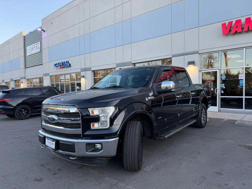 Shadow Black 2016 Ford F-150 Lariat