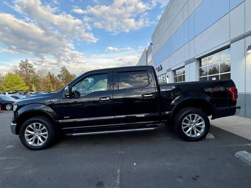 White Platinum Metallic Tri-Coat 2016 Ford F-150 Lariat