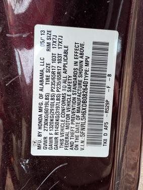 2013 Honda Odyssey EX-L