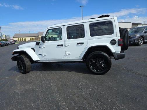 Bright White Clearcoat 2025 Jeep Wrangler 4xe Sahara