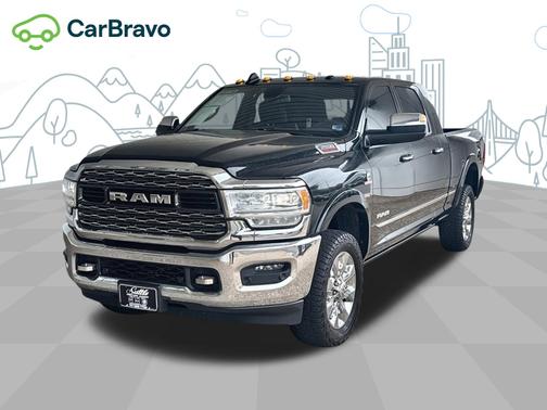 Diamond Black Crystal Pearlcoat 2022 RAM 2500 Limited Mega Cab 4x4 6'4 Box