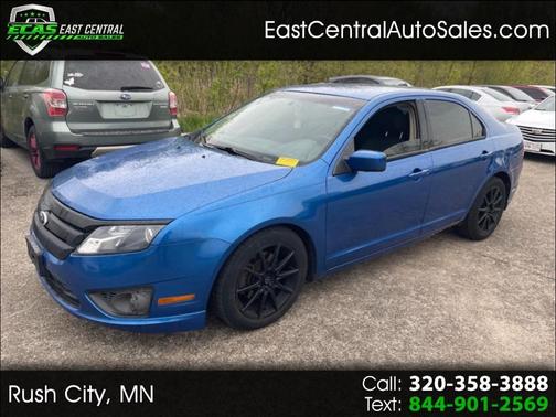 Blue 2011 Ford Fusion SE