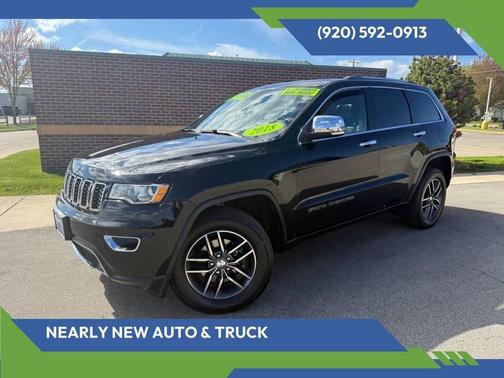 Diamond Black Crystal Pearlcoat 2018 Jeep Grand Cherokee Limited