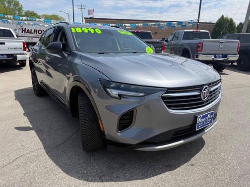 Satin Steel Metallic 2022 Buick Envision AWD Essence