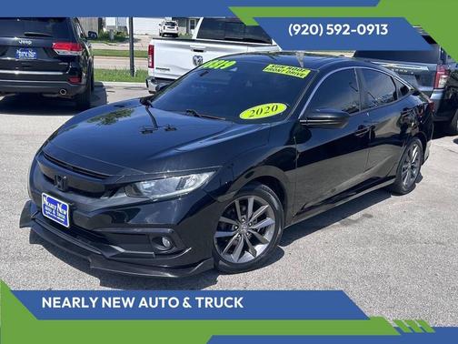 Crystal Black Pearl 2020 Honda Civic EX