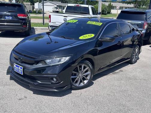 Crystal Black Pearl 2020 Honda Civic EX