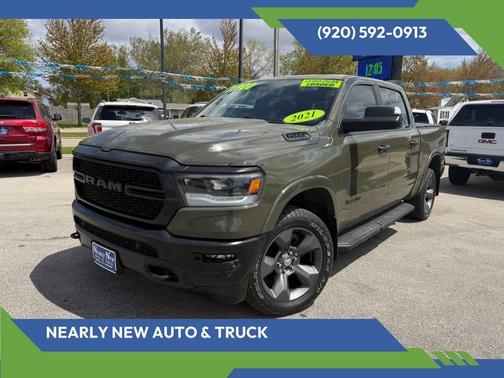 Olive Green Pearl Coat 2021 RAM 1500 Big Horn/Lone Star