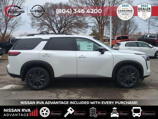 Everest White Pearl Tricoat 2026 Nissan Pathfinder SL
