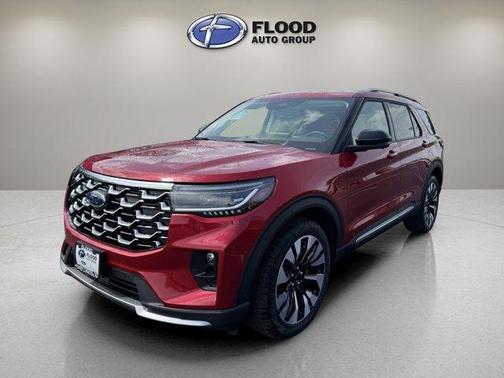 Rapid Red Metallic Tinted Clearcoat 2026 Ford Explorer Platinum