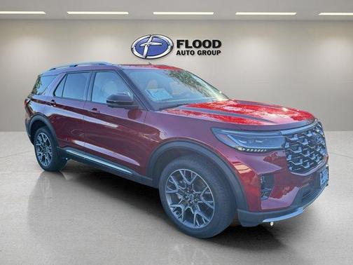Ruby Red Metallic Tinted Clearcoat 2027 Ford Explorer Platinum