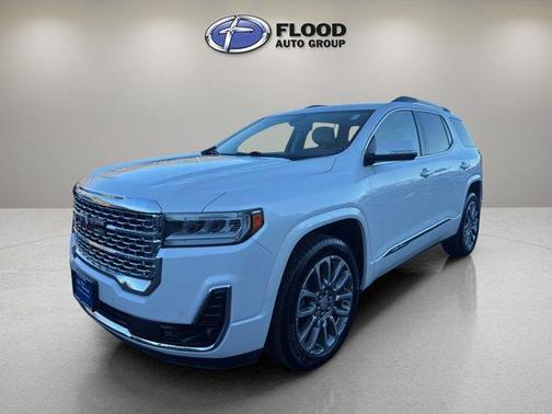 White Frost Tri-Coat 2023 GMC Acadia Denali