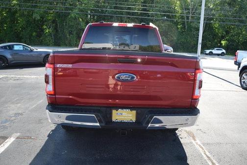 Red 2021 Ford F-150 Lariat