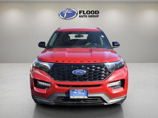 Red 2023 Ford Explorer ST-Line