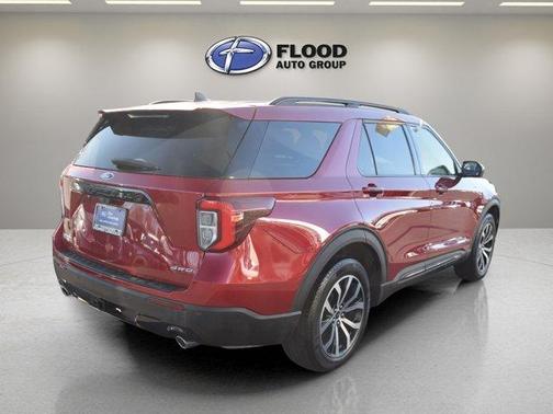 Red 2023 Ford Explorer ST-Line