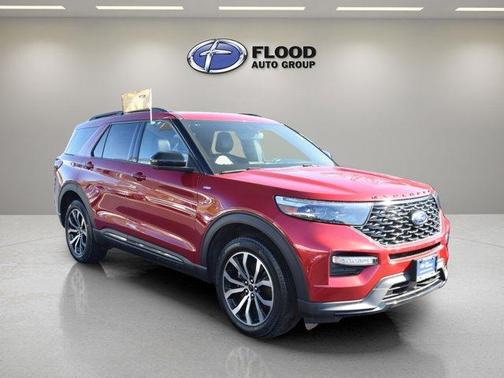 Red 2023 Ford Explorer ST-Line
