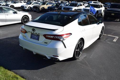 White 2019 Toyota Camry XSE