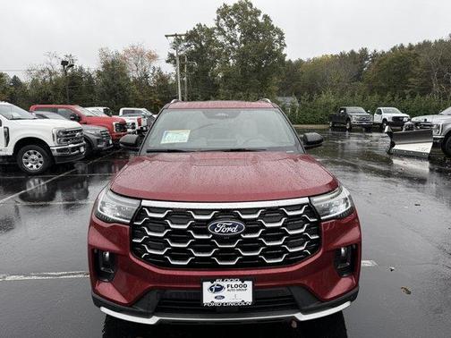 Ruby Red Metallic Tinted Clearcoat 2027 Ford Explorer Platinum