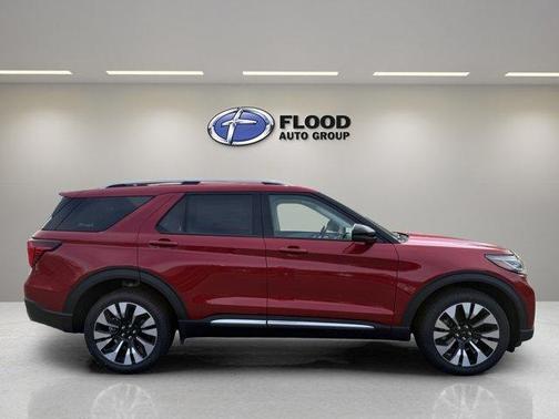 Rapid Red Metallic Tinted Clearcoat 2026 Ford Explorer Platinum