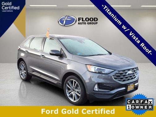 Gray 2023 Ford Edge Titanium