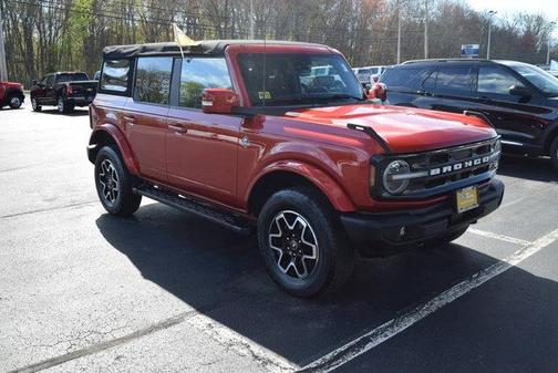 Orange 2022 Ford Bronco