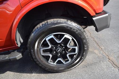 Orange 2022 Ford Bronco