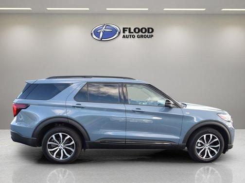 Blue 2025 Ford Explorer ST-Line