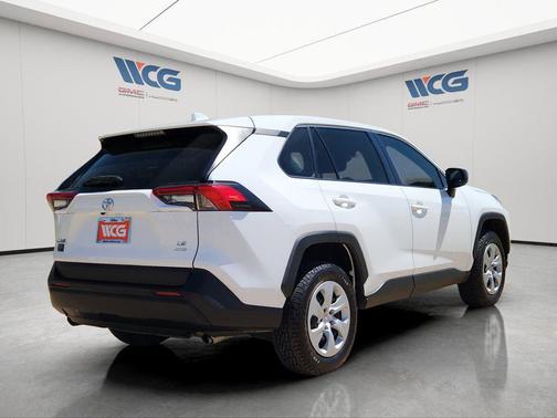White 2023 Toyota RAV4 LE