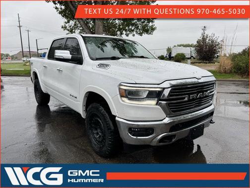 White 2019 RAM 1500 Laramie