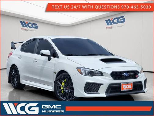 White 2019 Subaru WRX STI Limited
