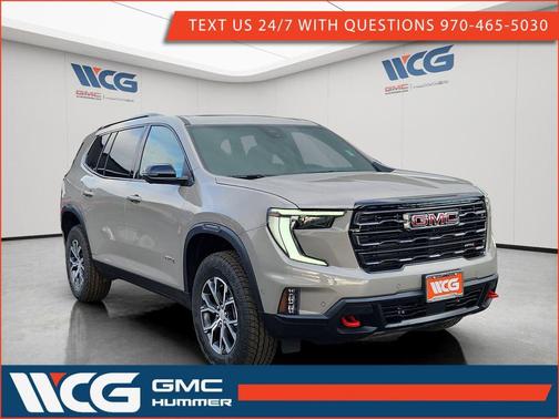 Gray 2026 GMC Acadia AT4 AWD