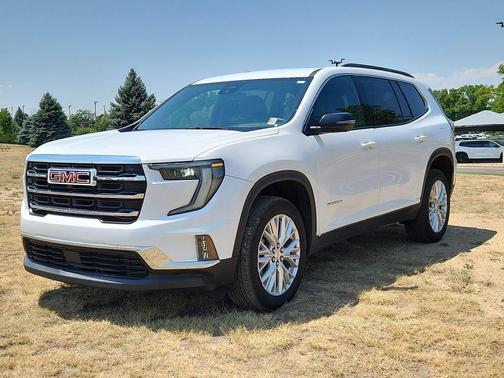 White 2024 GMC Acadia AWD Elevation